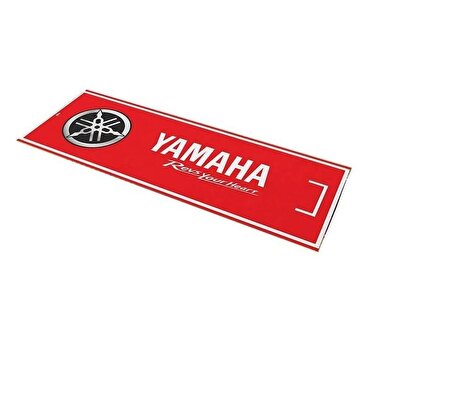 Yamaha Kırmızı Motosiklet Halısı