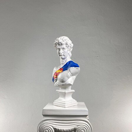 David 'Superman' Dekoratif Heykel, Pop Art Roma Yunan Heykelleri
