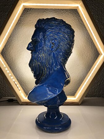 Poseidon 'Blue Wave' Dekoratif Heykel, Pop Art Roma Yunan Heykelleri