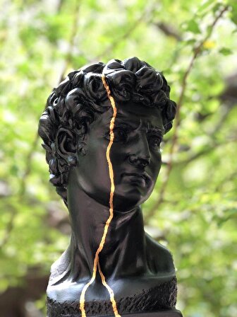 David 'Gold Streak' Dekoratif Heykel, Pop Art Roma Yunan Heykelleri