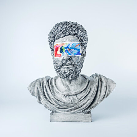 Marcus 'Colorful' Dekoratif Heykel, Pop Art Roma Yunan Heykelleri