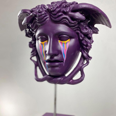 Medusa 'Requiem' Dekoratif Heykel, Pop Art Roma Yunan Heykelleri