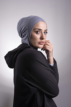 Füme Pratik Hazır Geçmeli Bone Viskon Kumaş Hijab Spor 2106_25