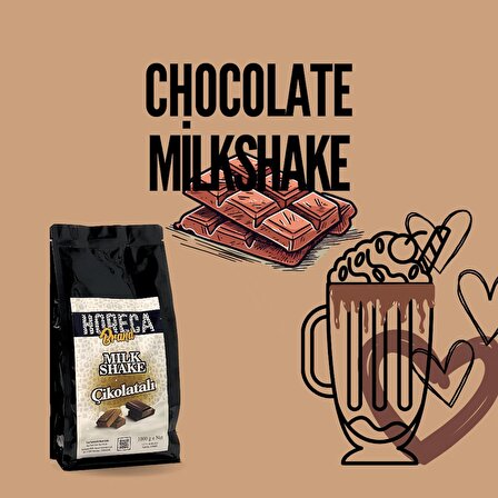 HORECA BRAND Çikolatalı Milkshake Tozu