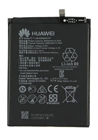 Huawei Y7 2019 Batarya Huawei Y7 2019 Pro HB406689ECW Uyumlu Yedek Batarya