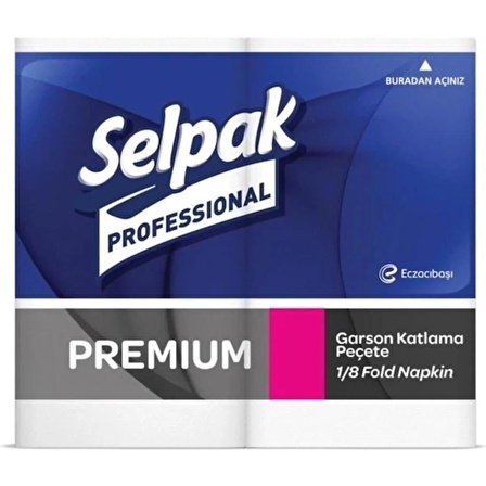 Selpak Professional Garson Katlama Peçete 33 cm x 33 cm 2400 Yaprak