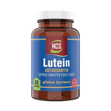 Ncs Lutein 15 Mg Astaksantin 12 Mg 60 Tablets + Hap Kutusu