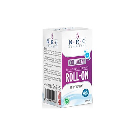 Nrc Roll-On Collagen Takviyeli Antiperspirant 50ML Ter ve Koku Önleyici