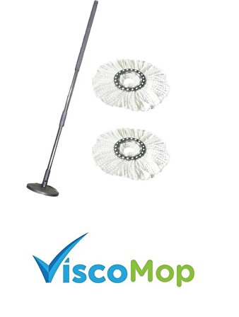 Viscomop Tüm Temizlik Setlerine Uyumlu Yedek Sap + Mop