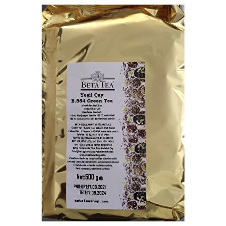 Beta Tea Yeşil Çay (Yeşilçay) 250 gr