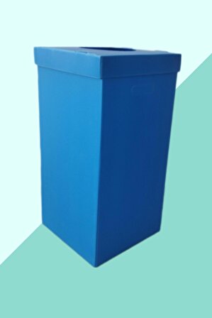 Sıfır Atık Kutusu – Baskısız Geri Dönüşüm Kutusu (Mavi)