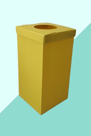 Sıfır Atık Kutusu – Baskısız Geri Dönüşüm Kutusu (Sarı)