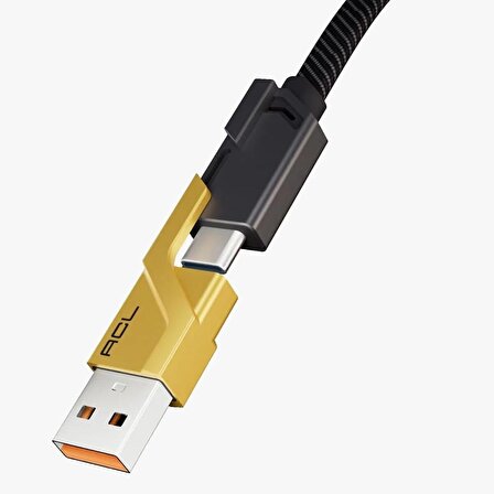 4 In 1 Usb+C Type C To Lightning Şarj Kablosu, Metal Başlık Sağlam Kopmaz Kablo 100 W Pd Hızlı Şarj Ios Typec USB