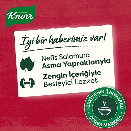 Knorr Et Suyuna Asma Yapraklı Çorba 75g x9 Adet