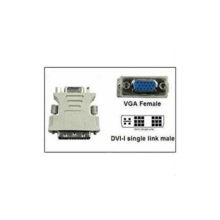 18 5 Dvi to VGA Çevirici DVI to VGA 18 5 dvi vga dönüştürücü