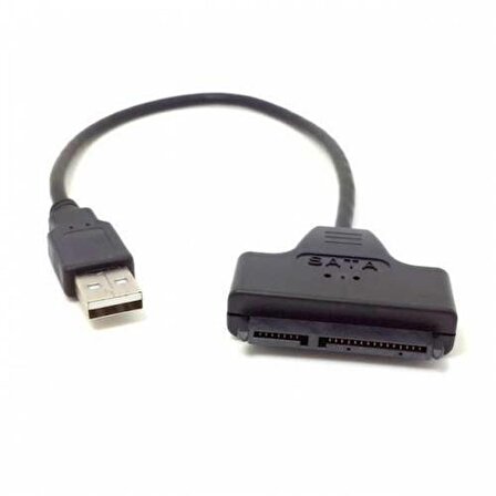 2.5 HDD 7+15 Pin Sata 22 Pin USB 2.0 Harddisk Bağlantı Kablosu