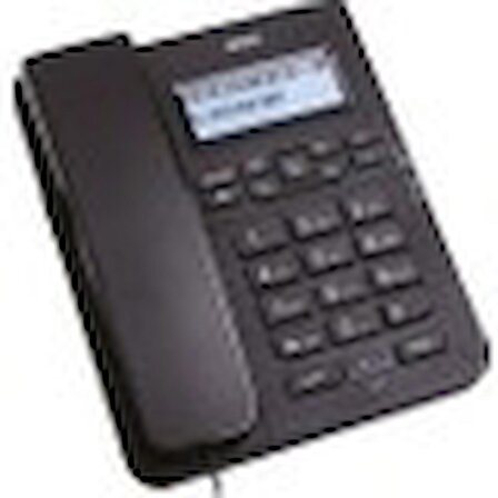 Karel Tm145 Ekranlı Masaüstü Kablolu Telefon Siyah