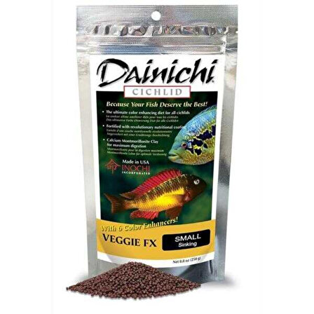 Dainichi Cichlid Veggie Fx Small 100 Gr. 3 Mm