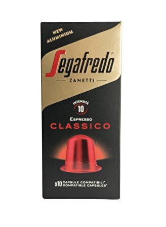 Segafredo Classico Nespresso Uyumlu Kapsül Kahve 10'lu Kutu