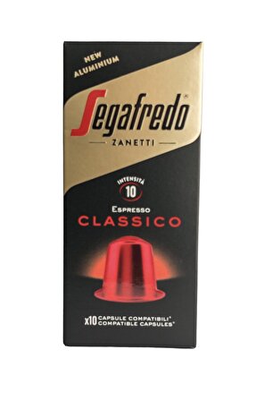 Segafredo Classico Nespresso Uyumlu Kapsül Kahve 10'lu Kutu