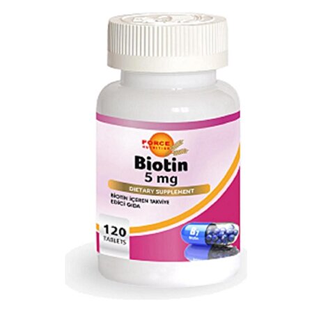 Meka Nutrition Force Nutrition Biotin 5 mg 120 Tablet