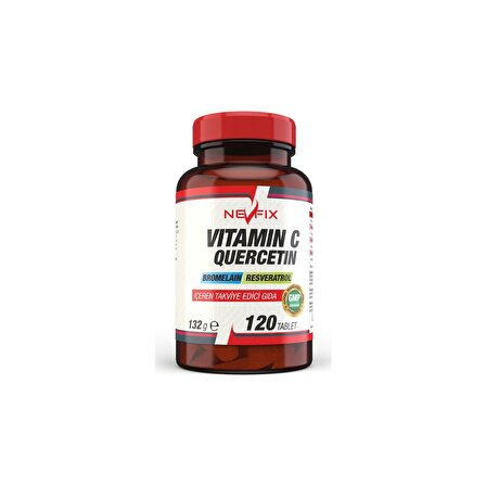 Nevfix Vitamin C Bromelian Quercetin 120 Tablet