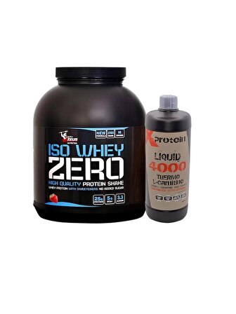 Zeus Nutrıtıon Iso Whey Zero Protein Tozu 2300Gr-Çikolata-Aroma + Xprotein 1000ML L-carnitine Hediye !