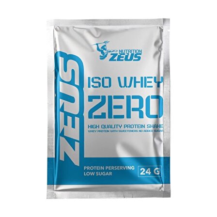 Zeus Nutrition ISO Zero Whey Protein 40 Şase-Çikolata-Aroma-Shaker-Hediye