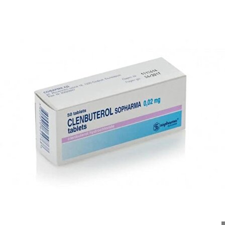 Sopharma Clenbuteroll 20 mcg 50 Tablet