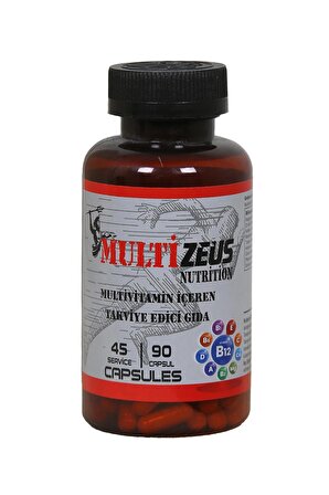 Zeus Multizeus Vitamin Mineral 90 Kapsül