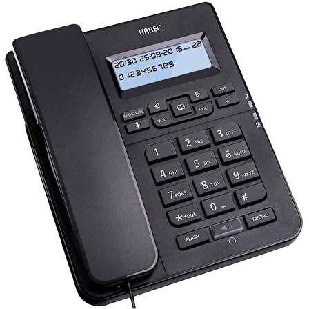 KAREL TM-145 KABLOLU EKRANLI MASAÜSTÜ TELEFON (4324)