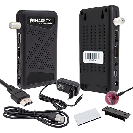 MAGBOX NATURAL PLUS FULL HD + USB MİNİ HD UYDU ALICISI TKGSLİ + YOUTUBELU (4324)