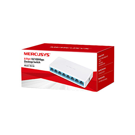 TP-LINK MERCUSYS MS108 10/100 MBPS 8 PORT ETHERNET SWITCH (4324)
