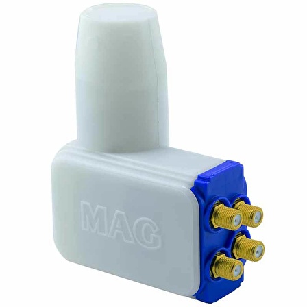 MAG NEC CHIP 4K ULTRA HD SLİM ROCKET DÖRTLÜ QUATTRO DÖRTLÜ SANTRAL LNB 0.1 DB (4324)