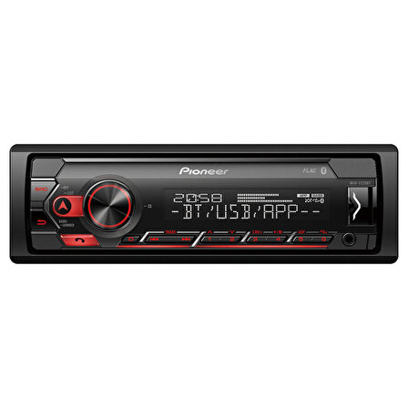 PIONEER MVH-S320BT USB/FM/AUX/MP3 BLUETOOTHLU MEKANİKSİZ OTO TEYP 4X50 WATT (4324)