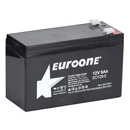 EUROONE EO-1212 12 VOLT - 12 AMPER AKÜ  (151 X 98 X 95 MM) (4324)