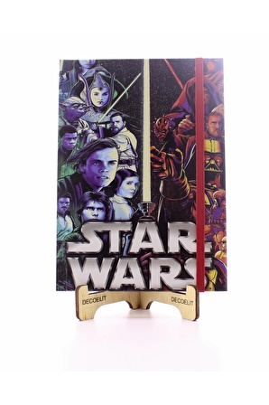 Lastikli Çizgisiz Sert Kapak Star Wars Defter