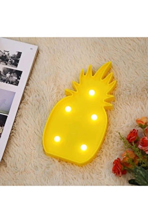 Dekoratif Hediye 3d Led Işıklı Ananas Masa Duvar Gece Lambası Ücretsiz Kargo