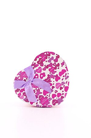 Sevgiliye Hediye Mini Kalp Kutu Kurdeleli Renkli Mini Kalp Kutu 1 Adet