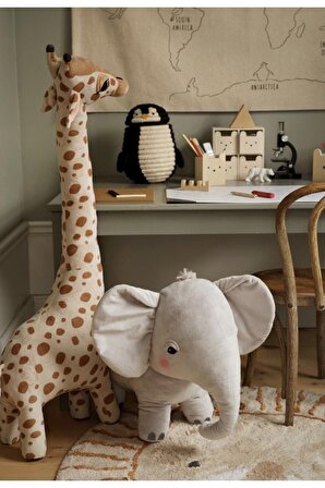 Zürafa Peluş Uyku Ve Oyun Arkadaşım Büyük Boy 100 cm Dekoratif Yastık Uyku Ve Oyun Arkadaşım Büyük Boy 100 cm
