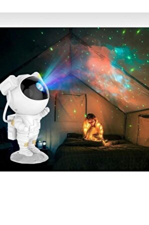 Galaksi Yıldız Samanyolu Projektör Astronot Samanyolu Işıklı Projeksiyon Gece Lambası Hdh75