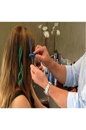 Eğlenceli Geçici Saç Tebeşir Seti Hair Chalk 12 Li Renkli Saç Boyası Tebeşiri Geçici Zararsızdır