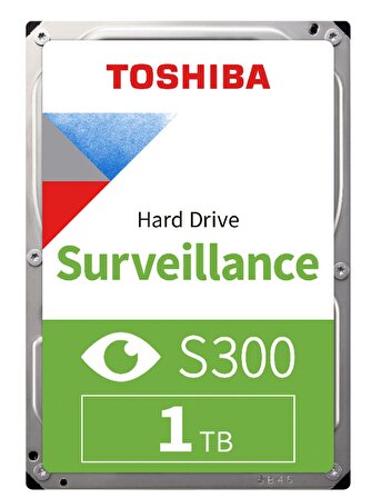 Toshiba S300 HDWV110UZSVA Sata 3.0 5400 RPM 3.5 inç 1 TB Harddisk