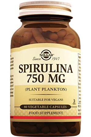 Spirulina 750 Mg 80 Kapsul Siprulina E-vital