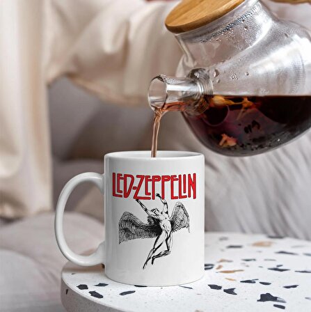 Led Zeppelin Tasarımlı Baskılı Kupa Bardak