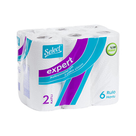 Select Expert 2 Katlı Kağıt Havlu 24'Lü