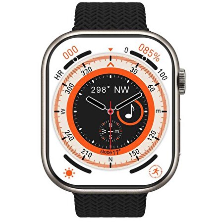 Lavinmobil Watch 8 HK8 Pro Max Siyah - Gri Akıllı Saat