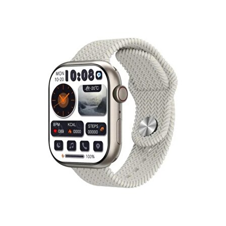 Lavinmobil Watch 8 Hk 9 Pro Gri Akıllı Saat