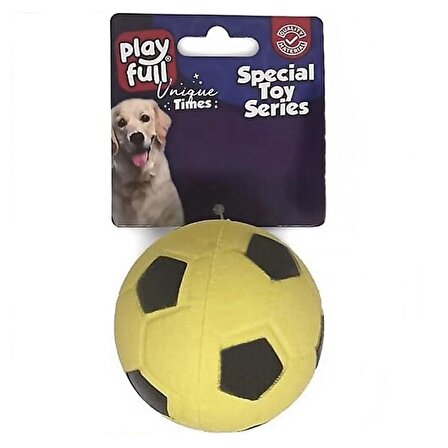 Playfull Zıplayan Top Köpek Oyuncağı 6,3 Cm Sarı