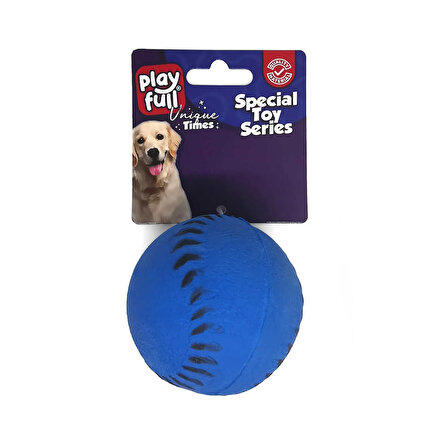 Playfull Zıplayan Tenis Topu Köpek Oyuncağı 6,3 Cm Mavi